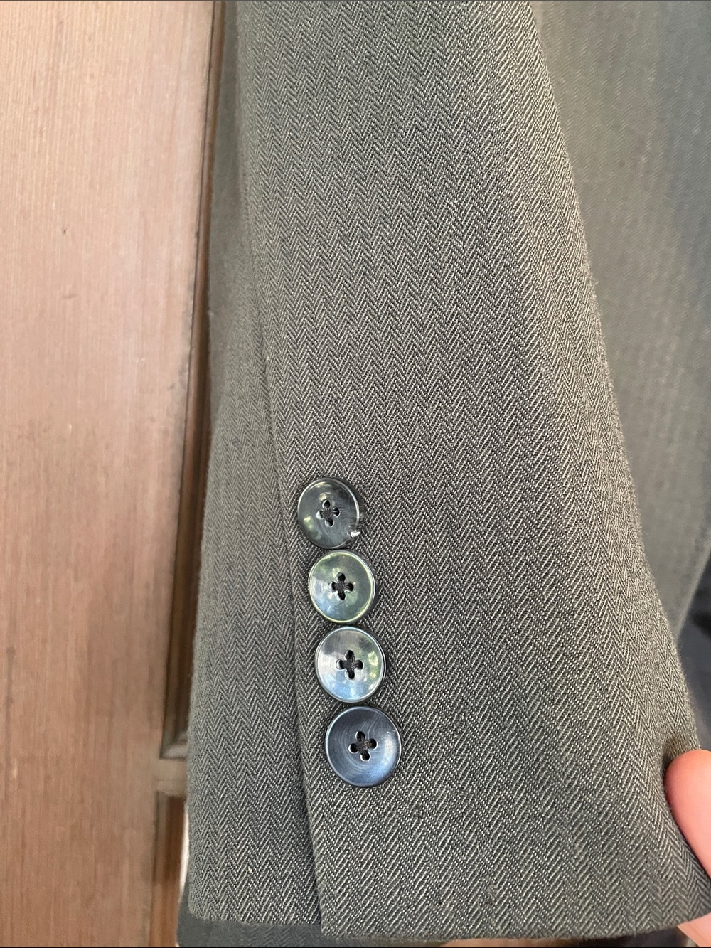 Boss Olive Green Blazer Jacket - Picture 5 of 6